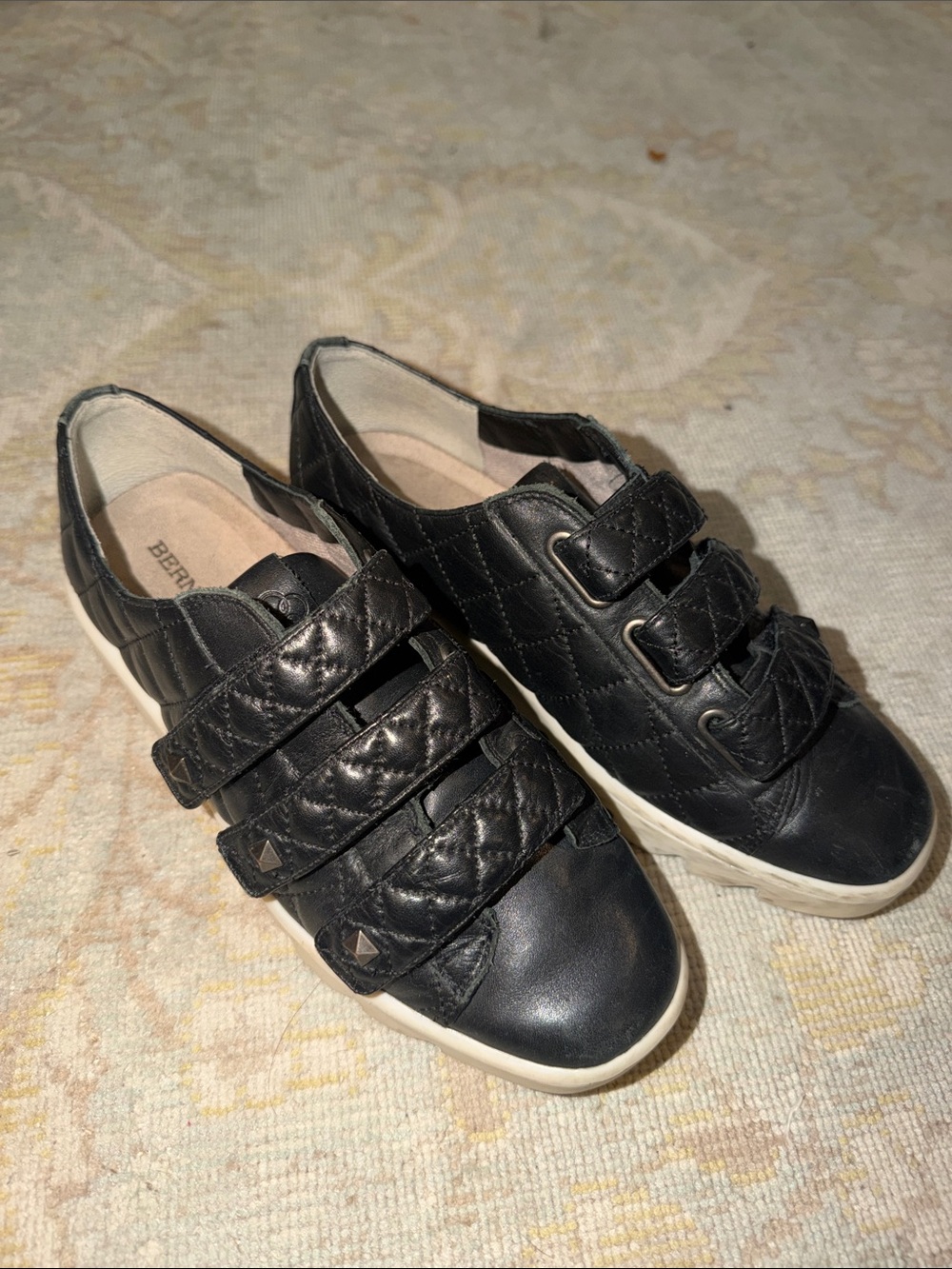Bernardo Black womens sneakers.